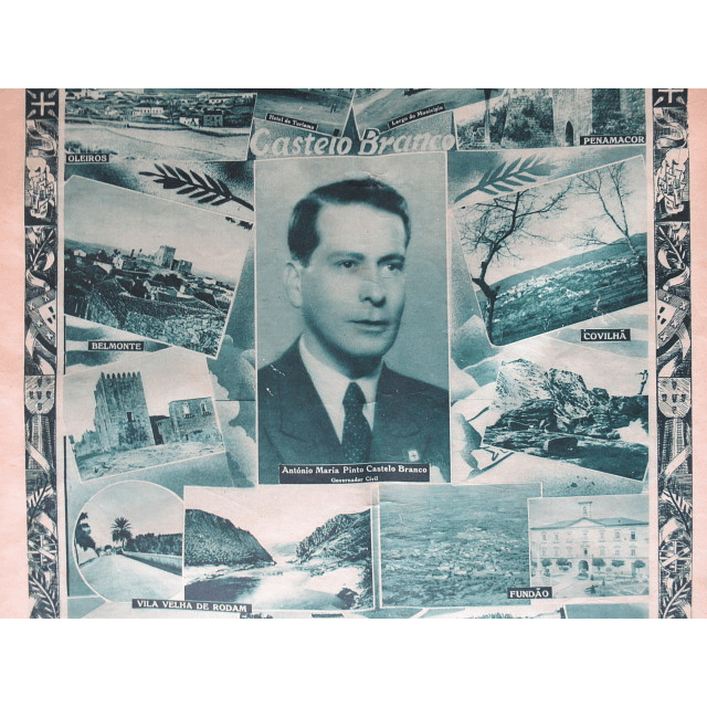 Castelo Branco Distrito Saúda Carmona/Salazar/XII Ano Revolução Nacional 1938  A. Mª. Pinto Castelo Branco