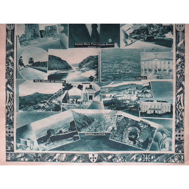 Castelo Branco Distrito Saúda Carmona/Salazar/XII Ano Revolução Nacional 1938  A. Mª. Pinto Castelo Branco