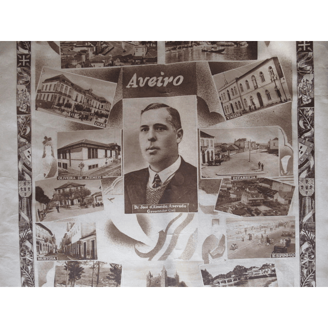 Aveiro Distrito Saúda Carmona/Salazar/XII Ano Revolução Nacional 1938 Jsé D`Almeida Azevedo
