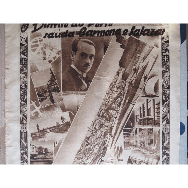 Porto Distrito Saúda Carmona/Salazar/XII Ano Revolução Nacional 1938 Joaquim Trigo Negreiros