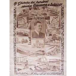 Setubal Distrito Saúda Carmona/Salazar/XII Ano Revolução Nacional 1938 A. Barreiro Cardoso