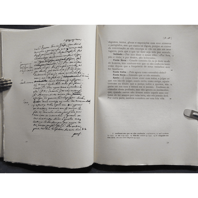 A Visita Das Fontes/Apólogo Dialogal Terceiro 1962 F. Manuel De Melo/Giancinto Manuppella