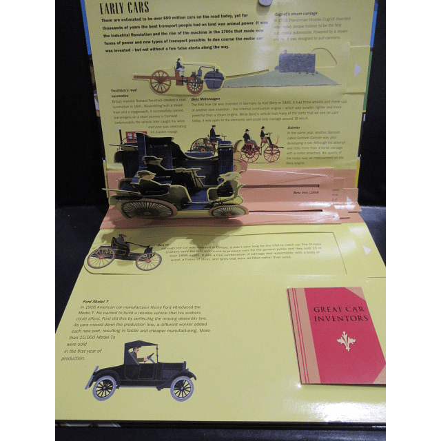 Cars A Pop-Up Book Of Automobiles 2009 Robert Crowther