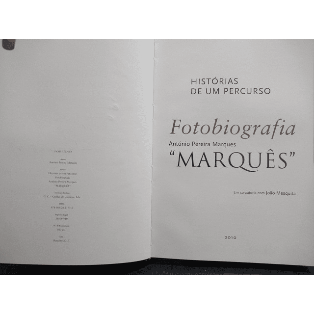 Fotobiografia António Pereira Marques "Marquês" Académica  2010 João Mesquita