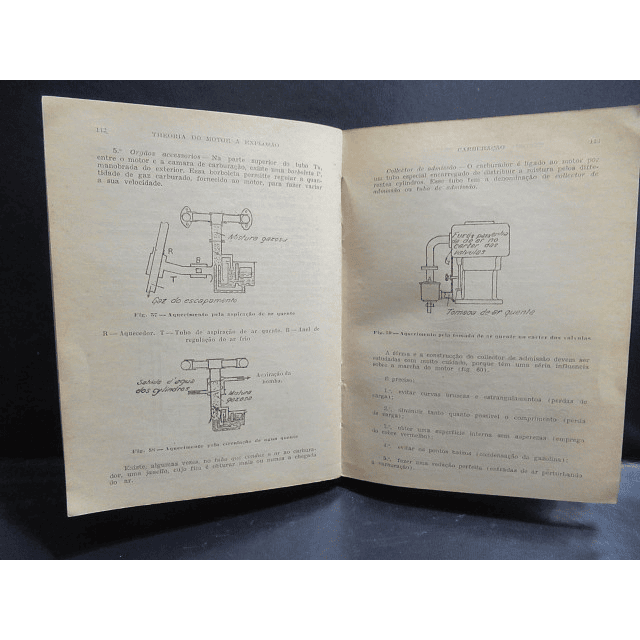 Teoria Motor/Explosão/Manual Técnica Aviação 1939 M. Antunes Filho