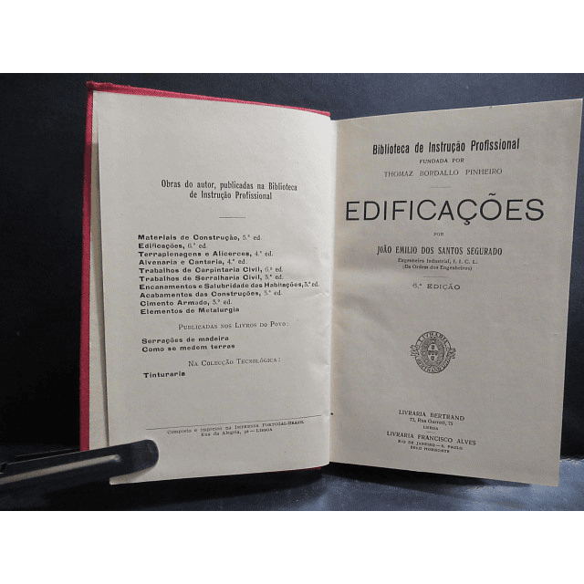 Edificações/Instrução Profissional  João Emilio Dos Santos Segurado