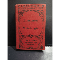 Elementos De Metalurgia/Instrução Profissional João Emilio Dos Santos Segurado