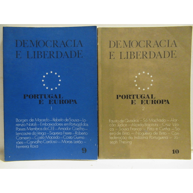 Democracia E Liberdade Portugal E Europa 1979 Borges Macedo/Rebelo De Sousa...