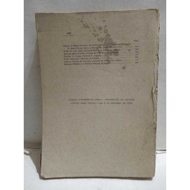 Thomaz Mello Breyner 1869/80 Memórias/Professor 1930 4º Conde De Mafra