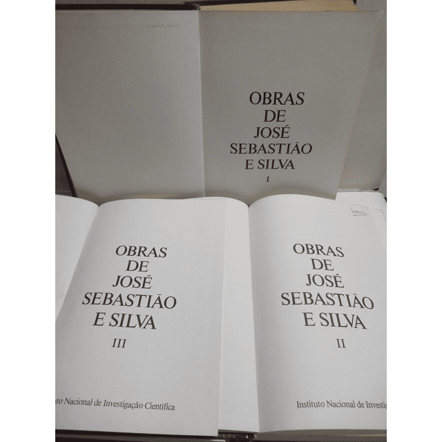 José Sebastião E Silva Obras 1985 J. Campos Ferreira/J. S. Guerreiro/J. Silva Oliveira