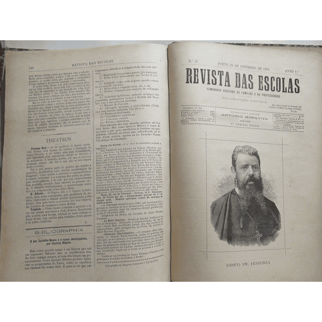 Escolas Revista Das 1895 António Mesquita/José António Correia/Pe. Annibal Passos