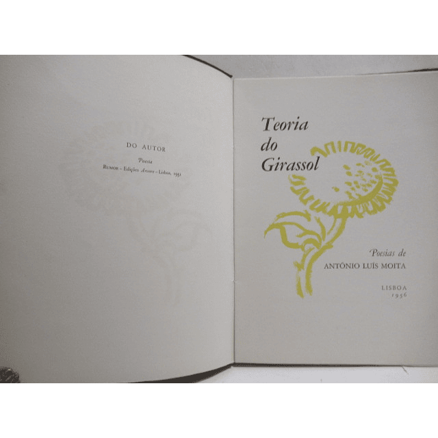 A Teoria Do Girassol 1956 António Luís Moita