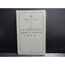 Guerra Biológica/Química/ABQ Defesa Instruções 1954 Ministério Do Exército