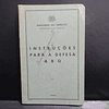 Guerra Biológica/Química/ABQ Defesa Instruções 1954 Ministério Do Exército