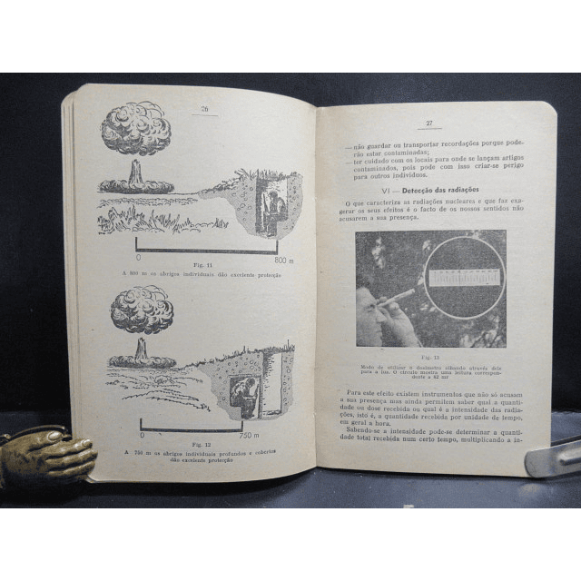Guerra Biológica/Química/ABQ Defesa Instruções 1954 Ministério Do Exército