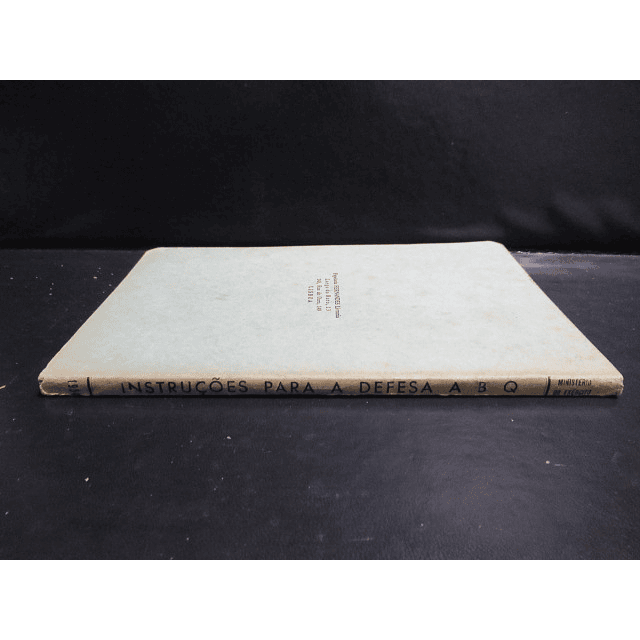 Guerra Biológica/Química/ABQ Defesa Instruções 1954 Ministério Do Exército