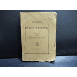  Regulamento Serviço De Campanha Militar 1904 El-Rei/Luiz Augusto Pimentel Pinto