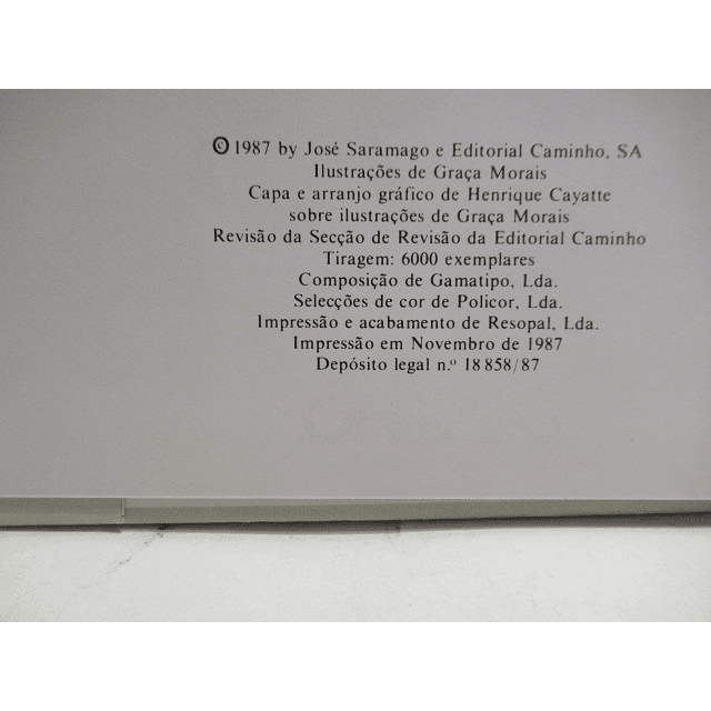 O Ano De 1993 José Saramago/Graça Morais