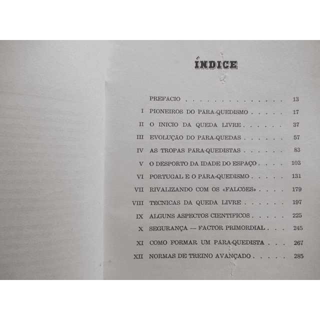 História E Técnicas Do Paraquedismo 1970 Bragança Moutinho