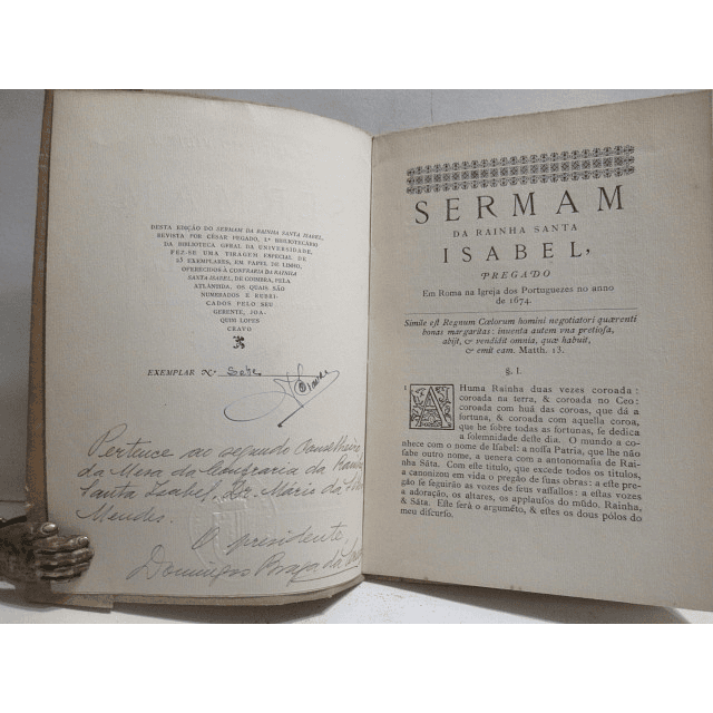 Sermão Rainha Santa Isabel/Roma Igreja Dos Portugueses 1674 Confraria/Pe. António Vieira