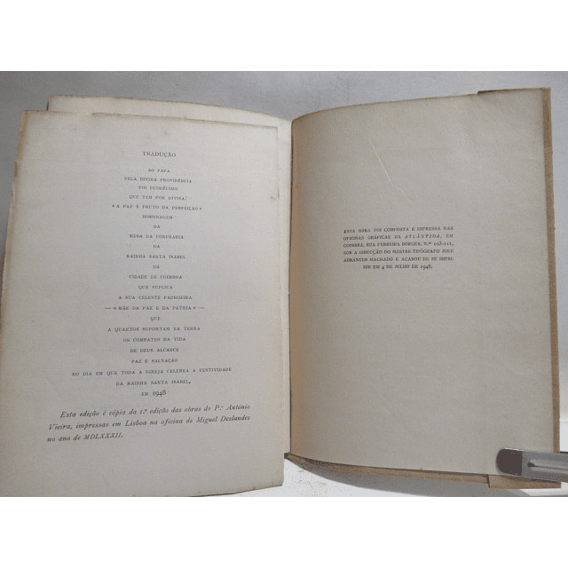 Sermão Rainha Santa Isabel/Roma Igreja Dos Portugueses 1674 Confraria/Pe. António Vieira