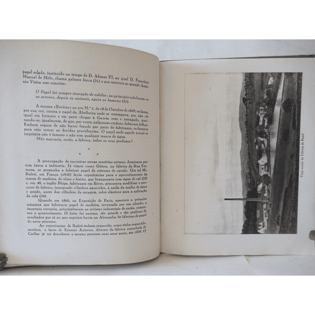 A Abelheira/Fabrico Papel/História Da Fábrica 1935 Gustavo De Matos Sequeira