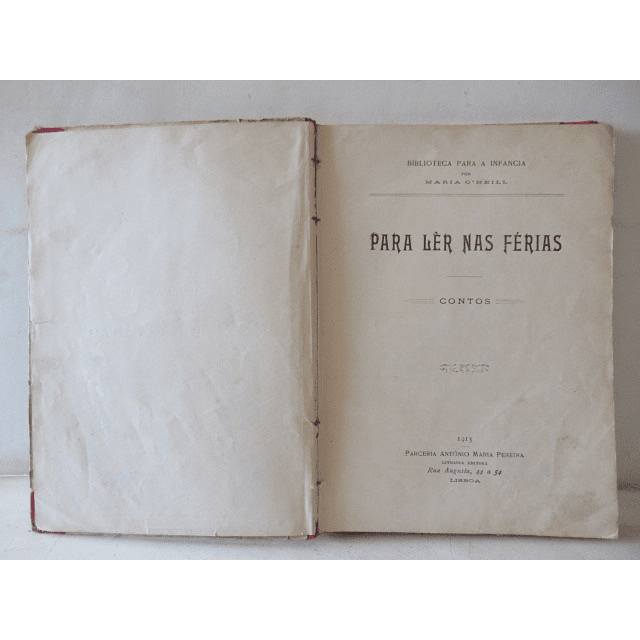 Para Ler Nas Férias Contos 1913 Maria O`Neil