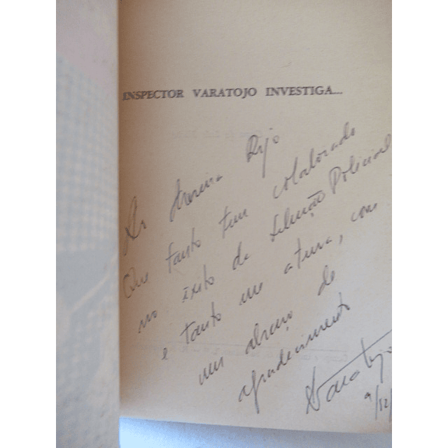 O Inspector Varatojo Investiga 1966 Artur Varatojo