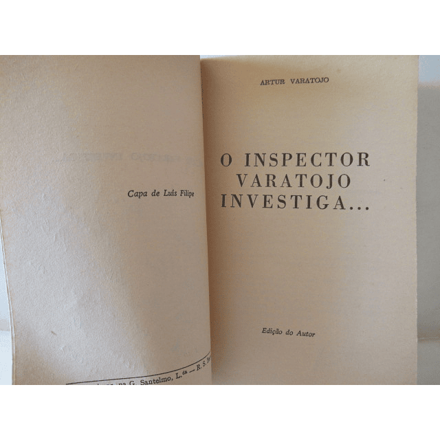 O Inspector Varatojo Investiga 1966 Artur Varatojo