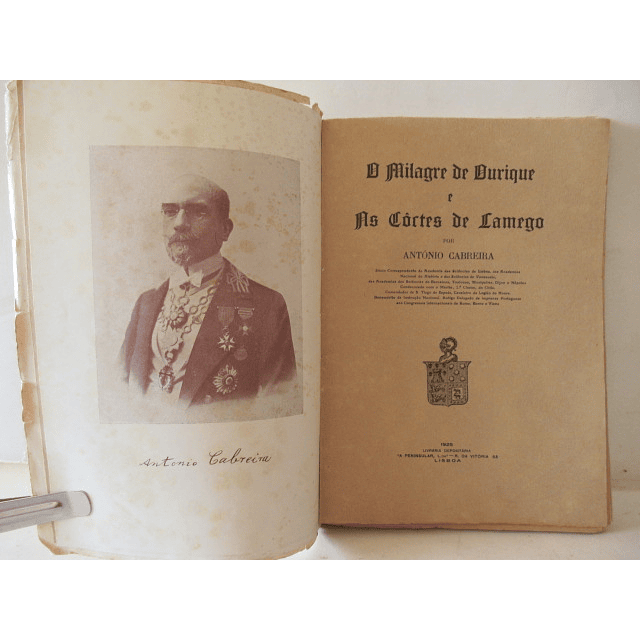O Milagre De Ourique/Cortes De Lamego 1925 António Cabreira