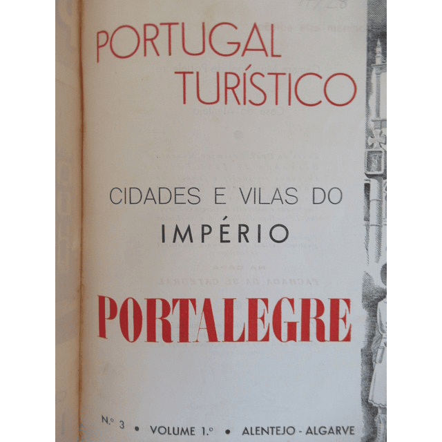 Portalegre Portugal Turístico Cidades E Vilas Do Império 1948 M. B. Calarrão