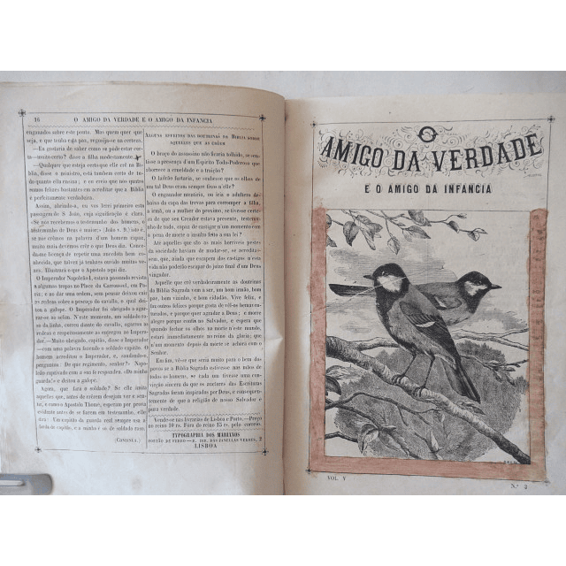 O Amigo Da Verdade E O Amigo Da Infância Vol. V 1879