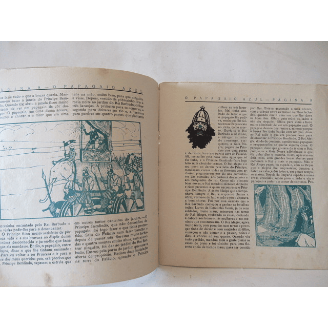 O Papagaio Azul Contos Infantis/Pim-Pam-Pum 1926 Eduardo Malta