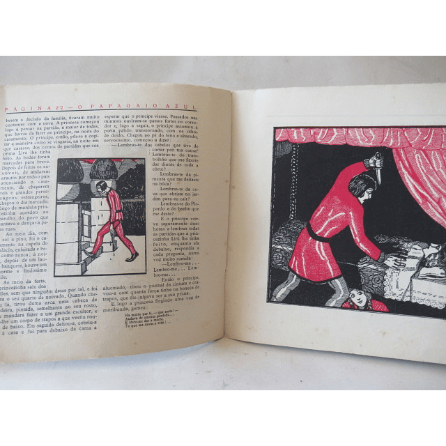 O Papagaio Azul Contos Infantis/Pim-Pam-Pum 1926 Eduardo Malta