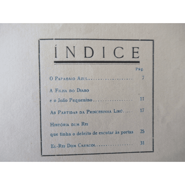 O Papagaio Azul Contos Infantis/Pim-Pam-Pum 1926 Eduardo Malta