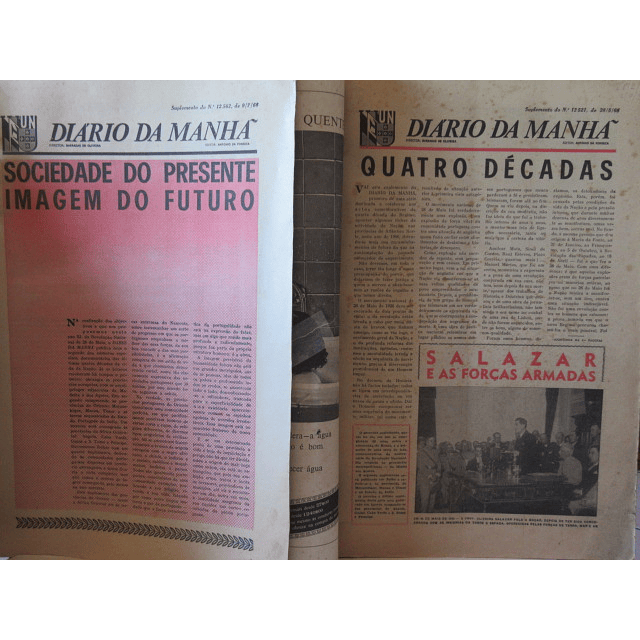 40 Anos Na Vida De Uma Nação 1966 Suplementos Diário Da Manhã