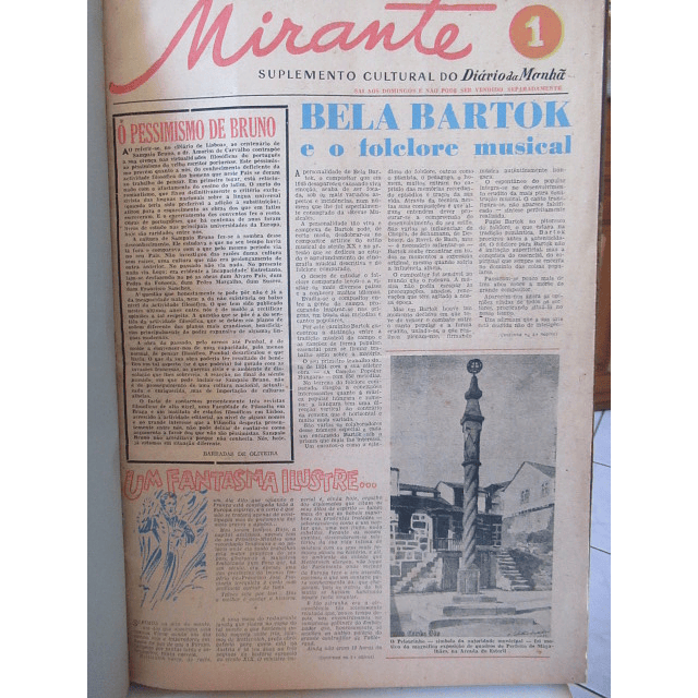 Mirante Suplemento Cultural  Diário Da Manhã 1957 Barradas De Oliveira/Manuel Saldida