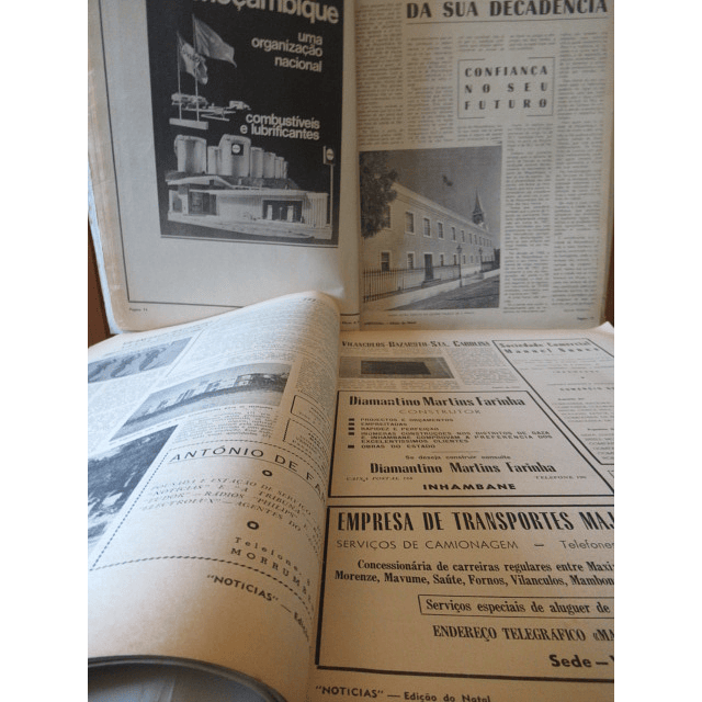 Moçambique Noticias Edição Natal 1969/70 Ricardo Saavedra/Guilherme De Melo/Carlos Alberto