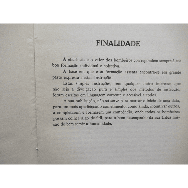 Porto Batalhão Sapadores Bombeiros/Instruções Para Manobras 1965