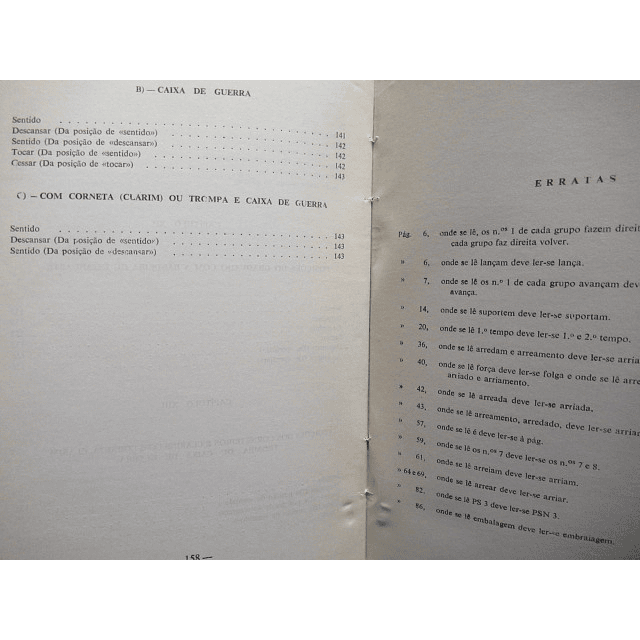Porto Batalhão Sapadores Bombeiros/Instruções Para Manobras 1965