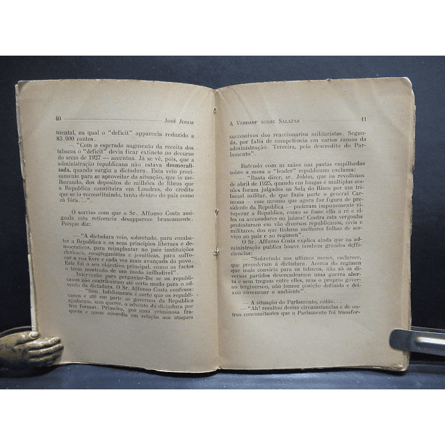 A Verdade Sobre Salazar/Afonso Costa 1934 José Gobim
