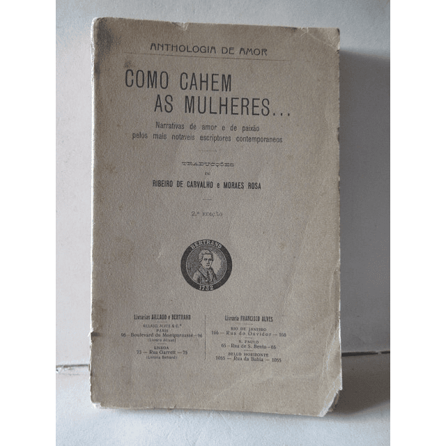 Como Cahem As Mulheres ... Ribeiro De Carvalho/Moraes Rosa