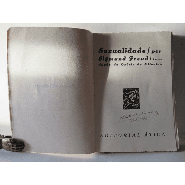 Sexualidade 1932 Sigmund Freud/Osório De Oliveira