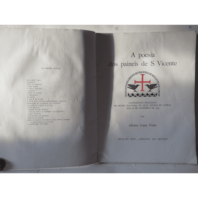 A Poesia Dos Paineis De S. Vicente 1914 Afonso Lopes Vieira