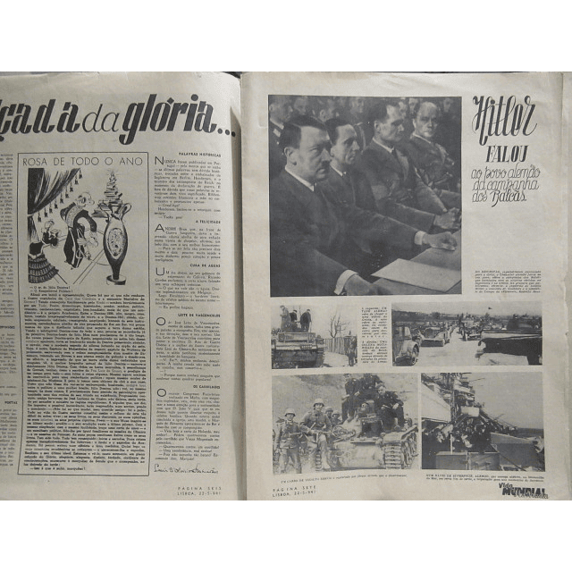 Vida Mundial Nº 1/2 Maio 1941 Segunda Grande Guerra J. Cândido Godinho/J. Pedrosa Martins