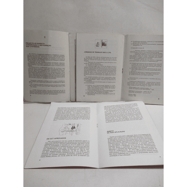 Reforma Agrária/Proposta Lei/Constituição/Sindicatos/Saúde 1972/81 H. Barros/J. Pequito Rebelo