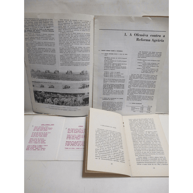Reforma Agrária/Proposta Lei/Constituição/Sindicatos/Saúde 1972/81 H. Barros/J. Pequito Rebelo