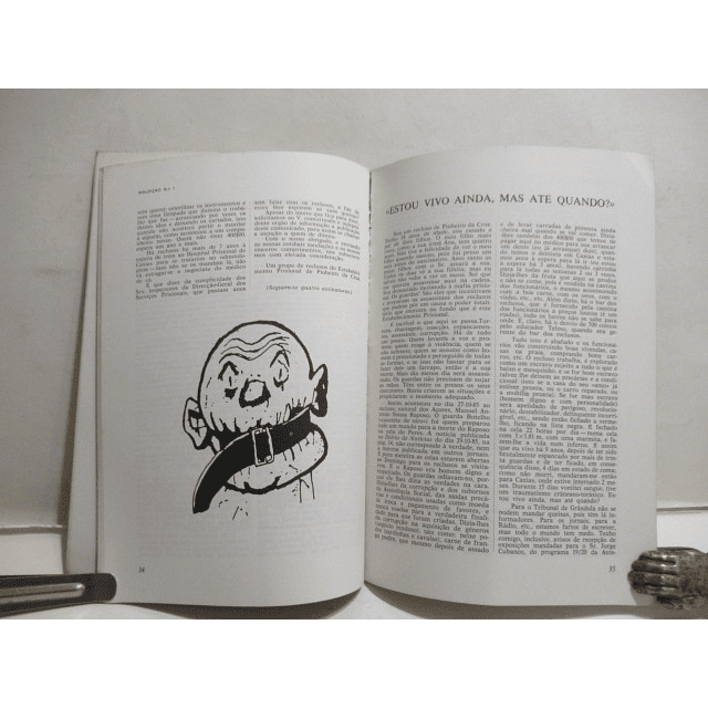 Maldição Ano 1, Nº 1 As FP-25 Seu Tempo/Anarquismo... 1986  Miguel A. Casal Monteiro