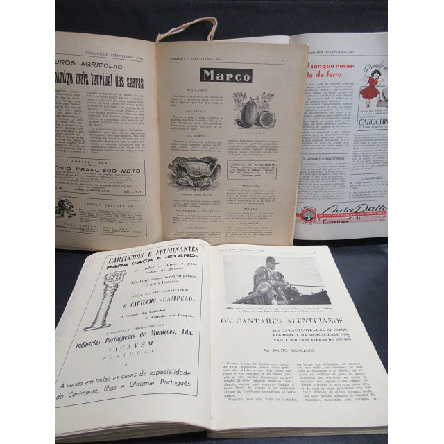Almanaque Alentejano 1964/5 E 1970(1637-1640) Fausto Gonçalves