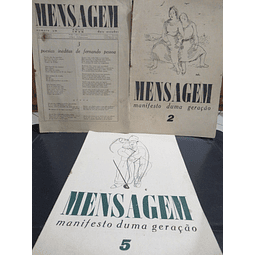 Mensagem Manifesto De Uma Geração 1938 Telmo Felgueiras/Azinhal Abelho/Carlos Eugénio